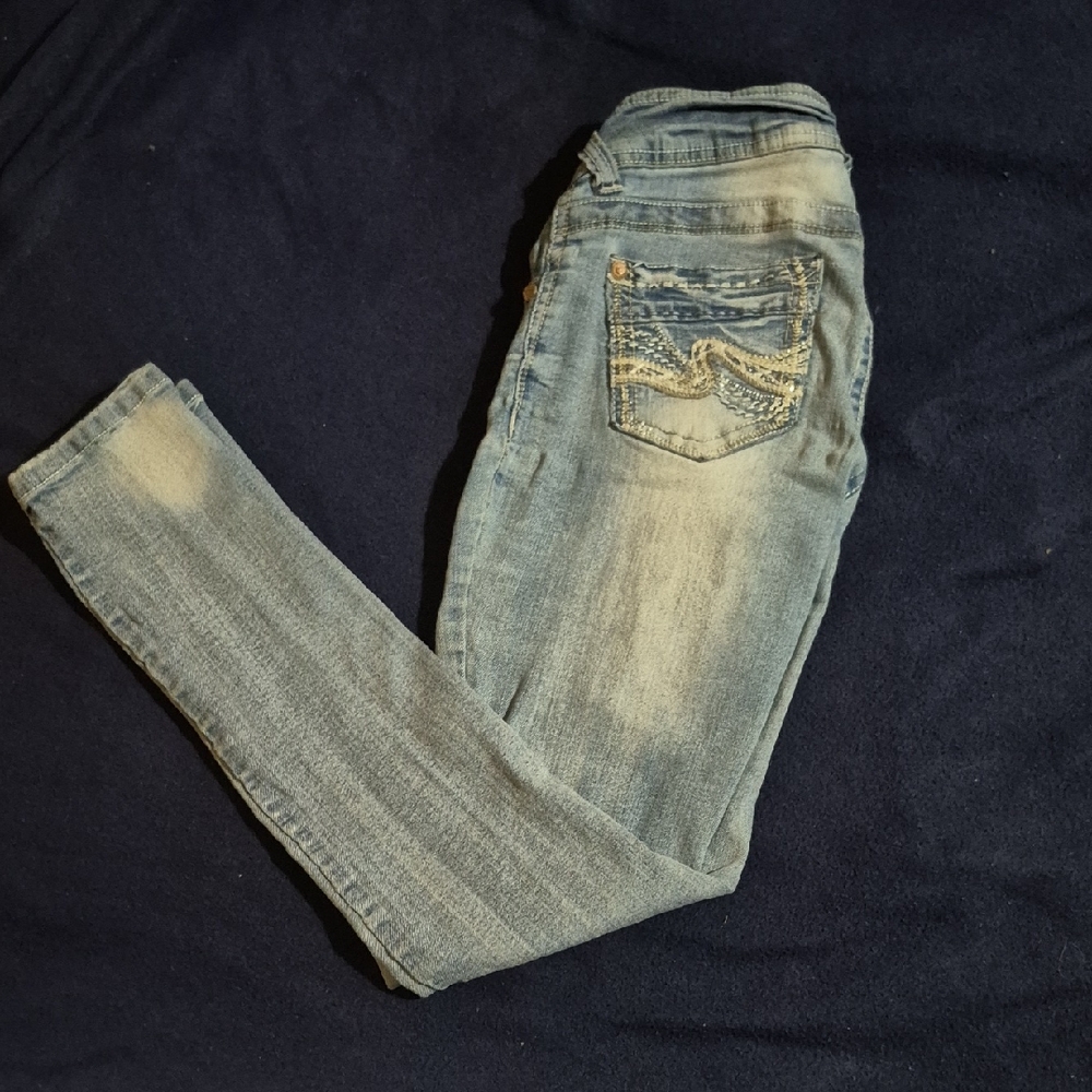 Wallflower Light Blue Skinny Jeans